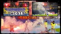 Chorvatsk derby provzely protesty a ltalo pyro!