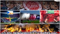Derby svtovch parametr! Bitva mezi Slavi a Spartou nabdla fantastickou podvanou jak na hiti, tak i v hlediti. V obou sektorech nechybly choreografie ani pyrotechnika...