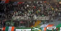 Fanoukm Celticu hroz BAN za banner proti UEFA