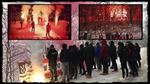 Karlovar�t� Fanatici slavili postup pyrem