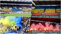 Mistr ligy na vjezdu! Tisce Sparan vyrazili do Teplic. Skvl nvtva 15.946 divk. Vbornou atmosfru doprovzely kartonidy v obou sektorech stejn jako pyro