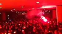 Oslava fanouk Ajaxu po vyhranm zpase
