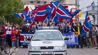 Pochod fanouk za zchranu budjovickho hokeje