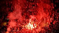 Pohled na tribuny 1. kola Gambrinus ligy