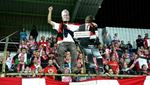 Pohled na tribuny 10. kola GL + 2. ligy