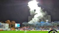 Pohled na tribuny 14. kola GL a 15. kola FNL
