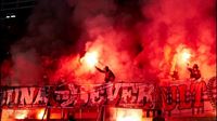 Pohled na tribuny 14. kola prvn esk ligy