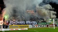 Pohled na tribuny 14. kola Synot ligy