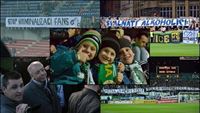 Pohled na tribuny 22. kola GL a nich sout
