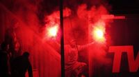 Pohled na tribuny 23. kola Synot ligy