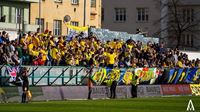 Pohled na tribuny 25. kola prvn fotbalov ligy