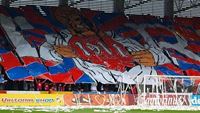 Pohled na tribuny 7. kola GL + 2. ligy