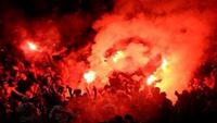 Pohled na tribuny Ligy Mistr