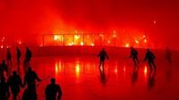 Pyroshow na hokeji ve 4. lize (Bajen Fans IF)