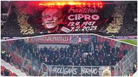 Sešívaní v zápase se Zbrojovkou zavzpomínali na zesnulého Františka Cipra povedenou choreografií doplněnou pyrem