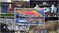 Pohled na tribuny 21. kola GL ligy a 20. kola FNL 