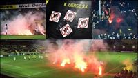 Ultras Lierse peruili na protest zpas