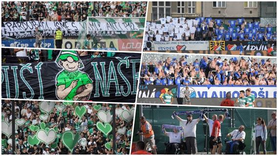 Ultras nejsou ti, kdo atmosfru ru, Nae srdce pro Bohemku vdy a vude bu! Zaplnn olek si uval atmosfru, o kterou se postaraly oba tbory fanouk...