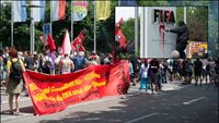 V Curychu fanouci protestovali ped sdlem FIFA