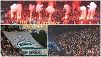 V Jablonci se s Tomem Hbschmanem louil vyprodan stadion. Fanouci Jablonce si pipravili choreografii, vhru okoennou pyrem vak slavili fanouci Sparty