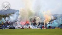 VIDEO DNE: Pyro fans Levski pi derby s CSKA